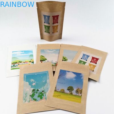 Le PLA de sac d'emballage de papier de fruit de GV MOPP 50mic de fécule de maïs a rayé