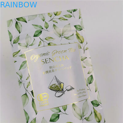 La poche 120mic MOPP de thé de papier d'aluminium d'OIN VMPET de CMYK tiennent le sac de tirette