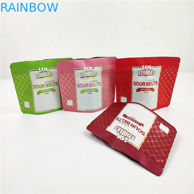 Les biscuits Mylar de Mopp 180mic 3.5g met en sac des sacs de tirette de preuve d'odeur d'ANIMAL FAMILIER de GV