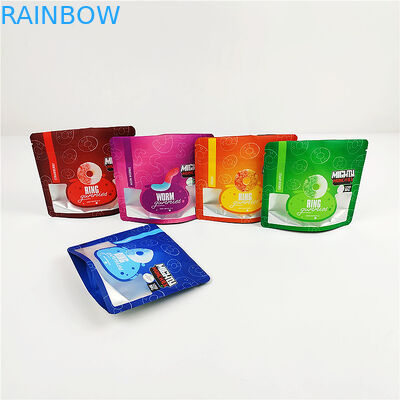 l'aluminium de preuve d'odeur de GV de 14g CBD met en sac le sac gommeux d'emballage de 80mic Mylar