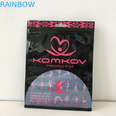 Sac en plastique zip-lock de tirette de la chaussette 13x21cm MOPP VMPET Pantone pour des chaussettes de sport