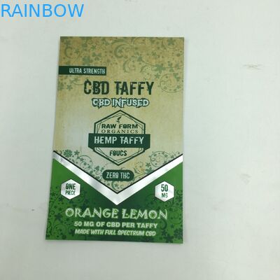 1g imprimés faits sur commande 3.5g réutilisent sac comestible gommeux de mauvaise herbe du support 3.5g mylar de l'ours CBD de tirette de preuve d'odeur le petit