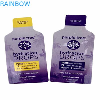 La céréale faite sur commande Edibles Mylar met en sac les sacs de empaquetage de preuve d'odeur de sachet de poudre d'huile de crème de chocolat de beurre d'arachide