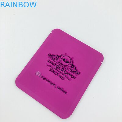 nourriture de sacs pour le crocus de safran sec et thé 500pcs MOQ pour les écrous de empaquetage faits sur commande de sac empaquetant le sac