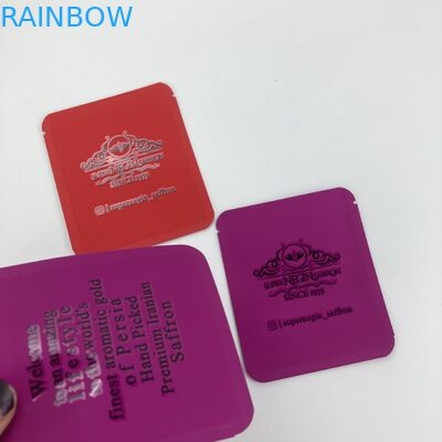 nourriture de sacs pour le crocus de safran sec et thé 500pcs MOQ pour les écrous de empaquetage faits sur commande de sac empaquetant le sac