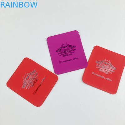 La matte faite sur commande en gros de thé de graine d'emballage alimentaire de papier aluminium met en sac à plat des écrous empaquetant le sac