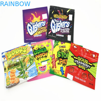 Poche mate d'aluminium de CMYK 100mic Mylar empaquetant la poche d'emballage de VMPET CBD