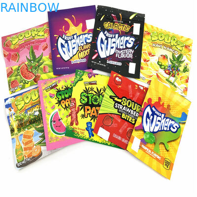 la sortie résistante Mylar de fermeture éclair de 120mic CMYK de serrure d'enfants réutilisables de poche met en sac