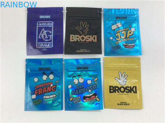 1/6 électrodéposition en aluminium étanche à l'humidité 12C VMPET d'emballage de fines herbes d'encens de sacs