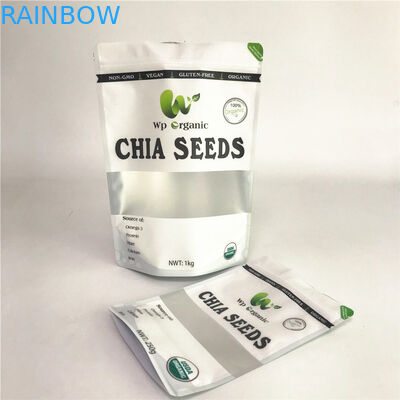 Sachets en matière plastique de GV VMPET empaquetant la PA 1.5C de bijoux de bracelet de boucle d'oreille de la gravure CMYK