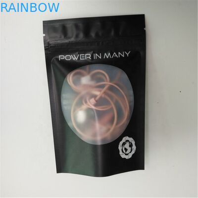 Poches en plastique en plastique de bijoux de GV VMPET 10C de sac d'emballage de tirette de CMYK Gravnre