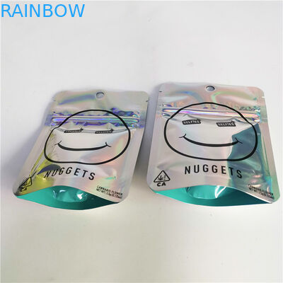 sac de fines herbes de tirette de Matte Glossy 12C VMPET Cbd d'emballage d'encens de 3.5g Cbd