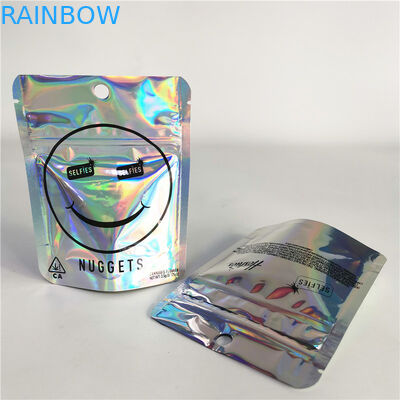 sac de fines herbes de tirette de Matte Glossy 12C VMPET Cbd d'emballage d'encens de 3.5g Cbd