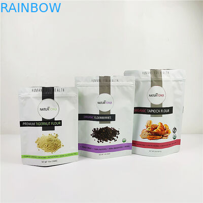 Le papier d'aluminium de sac d'emballage alimentaire de VMPET 90mic Mylar saupoudrent l'épaisseur de 0.2mm