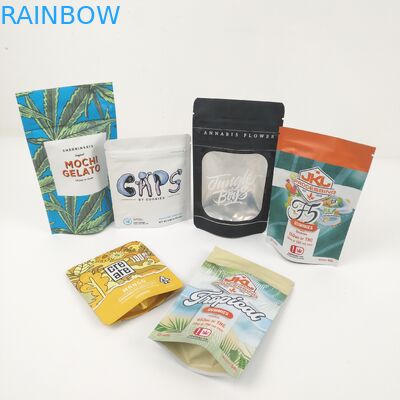 Poche de tirette de Doypack de gravure de CMYK 200mic Matte Aluminum Foil Pouches VMPET