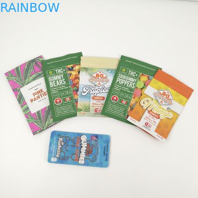 Poche de tirette de Doypack de gravure de CMYK 200mic Matte Aluminum Foil Pouches VMPET