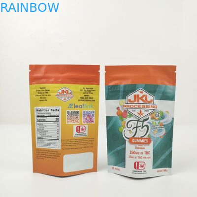 Matte Doypack 0.7c Al Stand Up Zipper Pouch compostable pour le casse-croûte de Bolsa