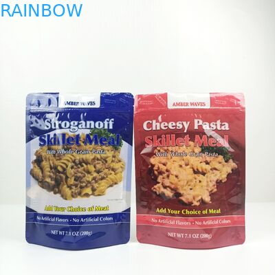 Le zip-lock rescellable de CMYK Mopp Mylar met en sac le sac en plastique de Doypack de poche de cornue