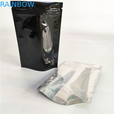 Petits sacs noirs de Bean Plastic Pouches Zipper Packaging de café de papier d'aluminium