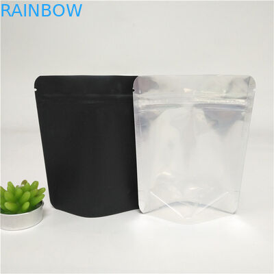 Petits sacs noirs de Bean Plastic Pouches Zipper Packaging de café de papier d'aluminium
