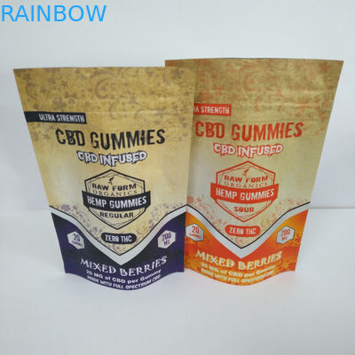 poche d'emballage de Gummies de sucreries de poche de 150mg THC CBD Sugar Doypack Candies Gummies Packaging