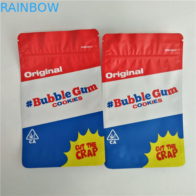 Le ruban imprimé fait sur commande d'huile de chanvre déjouent le sac d'emballage de capsule de Vape Pen Pack Gummies Candy Pouches CBD de mauvaises herbes de Mylar
