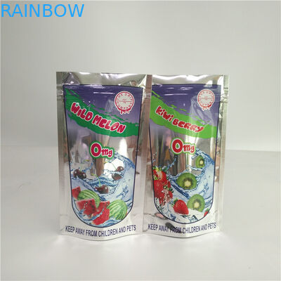 Preuve d'odeur de tirette de preuve d'enfant papier d'aluminium l'huile Bud Weed Gummy Candy Sachet de THC 420 CBD