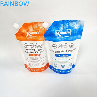 le sac liquide en plastique en gros de Mylar de poche de bec de preuve pour des paquets d'emballage de poche de nourriture de liquide de jus a formé des sacs de mylar