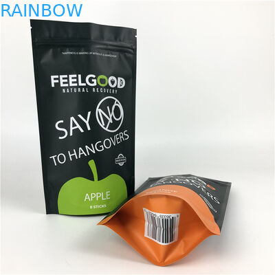 Support en gros rescellable de coutume vers le haut de poche Chips Spice Snack Nuts Zipper emballant des sachets en plastique de Mylar