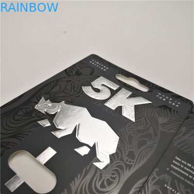 les pilules 200mic montrent le RHINOCÉROS masculin de représentation d'amélioration de carte 8 11 25 CMYK