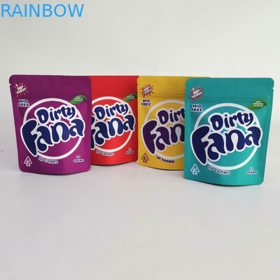 Emballage de fines herbes stratifié Runtz en plastique thermoscellable d'encens de gousset