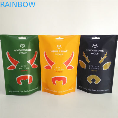 Boeuf séché sans danger pour les enfants de biltong de sac de MOPP Mylar empaquetant 110 microns