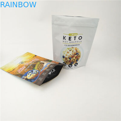 Le sac rescellable de CMYK CPP Mylar givré tiennent la tirette 120mic MOPP de Doypack