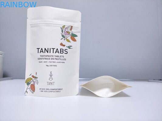 Le zip-lock rescellable de MOPP CMYK met en sac le CPE de PVC en plastique de 200mic VMPET