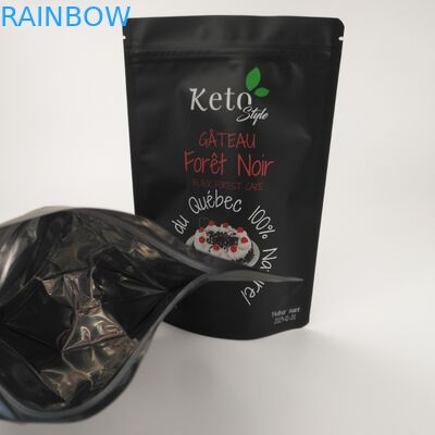 Microns à obturation automatique d'AL de poche en plastique de tirette de CMYK VMPET 110 de sac comestible de CPP Mylar