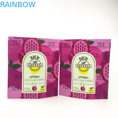 Le plastique de VMPET CMYK tiennent la poche MOPP avec les puces gommeuses de fruit juteux zip-lock