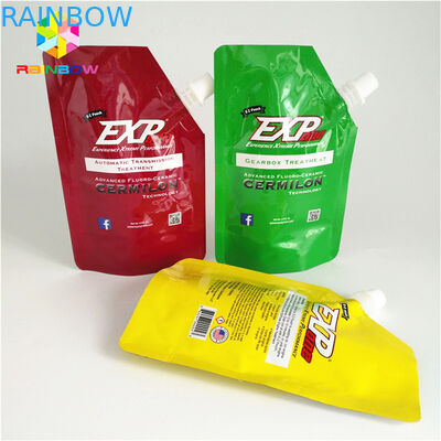 sachets en matière plastique 1.5C Gravnre du fond plat 110mic imprimant le sachet en matière plastique de stratification