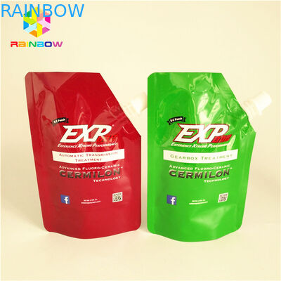 sachets en matière plastique 1.5C Gravnre du fond plat 110mic imprimant le sachet en matière plastique de stratification