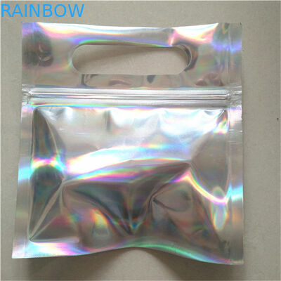 De sucreries de catégorie comestible de support impression olographe gommeuse des poches CYMK Digital avec le trou