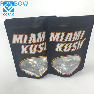 Le zip-lock de Mylar de toucher doux met en sac les sacs découpés avec des matrices de Mylar de biscuits de forme irrégulière