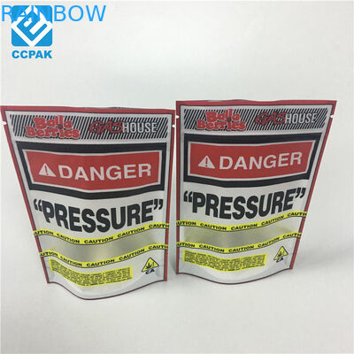 Le zip-lock de Mylar de toucher doux met en sac les sacs découpés avec des matrices de Mylar de biscuits de forme irrégulière