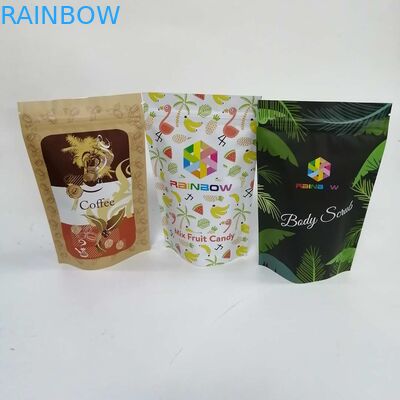 Sac en plastique stratifié de tirette de Mylar de sac de support de papier d'aluminium de VMPET étanche à l'humidité