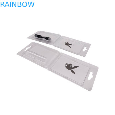 Carte d'insertion de boursouflure de Clam Shell Plastic Clamshell Packaging With pour la cigarette