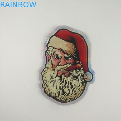 Gummies Jelly Cannabis Plastic Pouches Packaging a découpé les sacs avec des matrices faits sur commande 3.5g de tirette