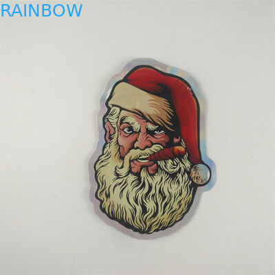 Gummies Jolly Cannabis Zipper Pouch Bags a découpé la forme avec des matrices 7g