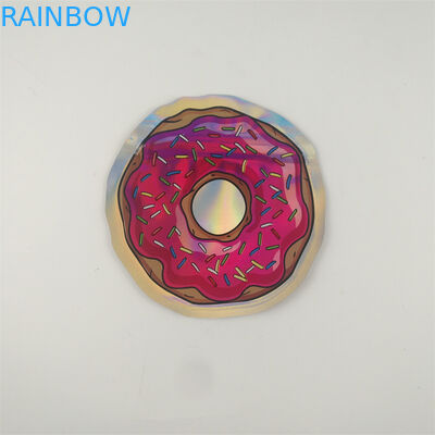 Gummies Jolly Cannabis Zipper Pouch Bags a découpé la forme avec des matrices 7g