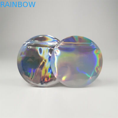 Adapté aux besoins du client l'impression du rond comestible a formé les sachets en matière plastique empaquetant 3.5g 7g