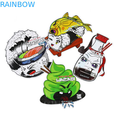 La coutume découpée avec des matrices rescellable irrégulière de sac de Mylar de cercle rond forment 3,5 7 grammes