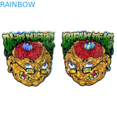 La serrure imprimée faite sur commande Mylar de fermeture éclair met en sac la tirette de casse-croûte de Gummies de soudure à chaud met en sac le papier aluminium