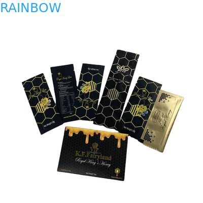 Abeille Jelly Herbal Honey Plastic Pouches empaquetant 100% naturel